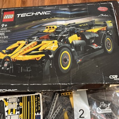 Lego Bugatti 42151 Sealed Bags #2 #3 #4 Missing Bag #1 and