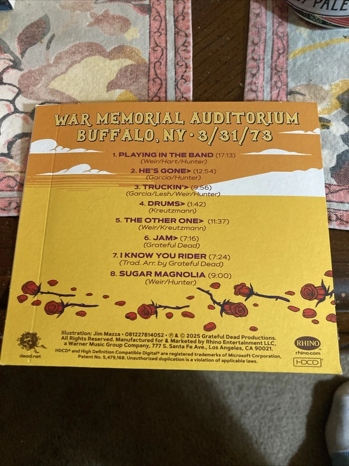 Grateful Dead: Dave’s Picks, 2025 Series, Vols 53-56 + Bonus Disc, 14 CD - Image 3 of 4