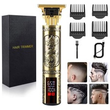 Hair Clippers for Mens Cordless Hair Trimmer T-Blade Trimmer Professional Hai...