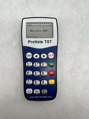 Meridia ProVOTE TXT RF-219 Voting Device Clicker Only Free Shipping