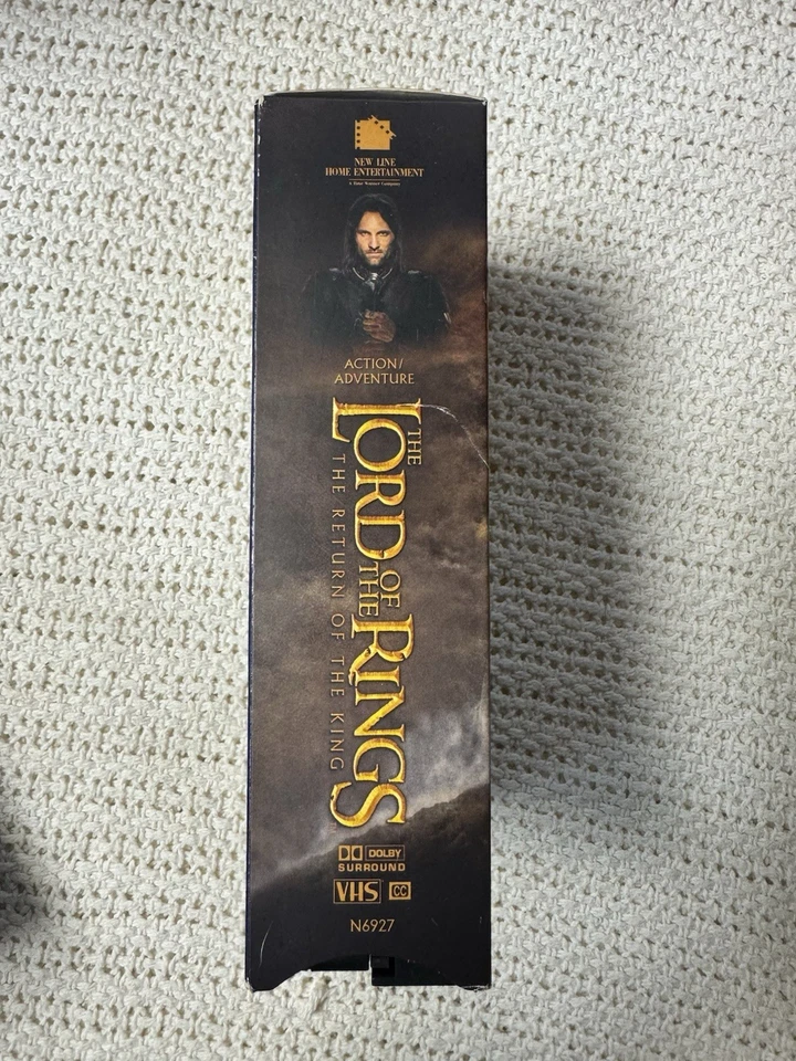 The Lord of the Rings: The Return of the King (VHS, 2004, 2-Tape Set) Old Movie Foto 4 de 4