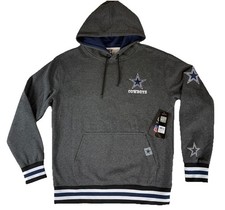 NWT Dallas Cowboys Men's Size M Grey Pullover Sweatshirt Hoodie