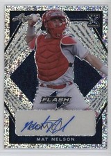 2021 Leaf Flash Navy 84/99 Mat Nelson #BA-MN1 Auto 15wb