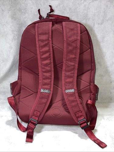 Ogio Melrose Laptop Backpack Burgundy Padded 17" Travel Bag Compartments - Photo 2/12