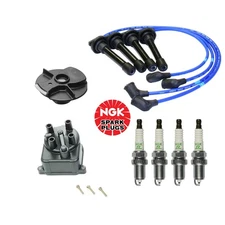 For 1992-1995 Honda Civic / Del Sol 1.5L Tune Up Kit NGK Spark Plugs & Wires Set