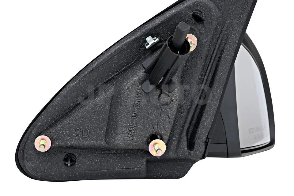 Espejo retrovisor de puerta lateral derecho negro control remoto manual Chevrolet Cobalt G5 2005-2010 Foto 4 de 4