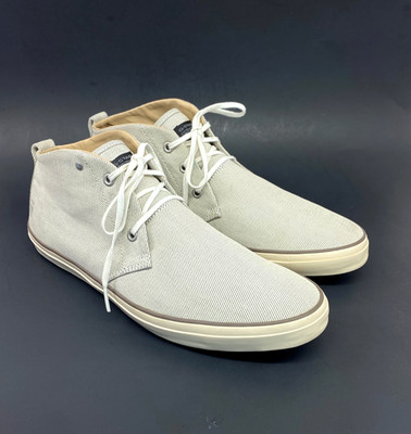G-Star Raw Men's Canvas Chukka-Style Sneakers High Top Size 11 Light Beige