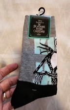 Nightmare Before Christmas Jack Skellington Crew Socks 2 Pairs Novelty Socks