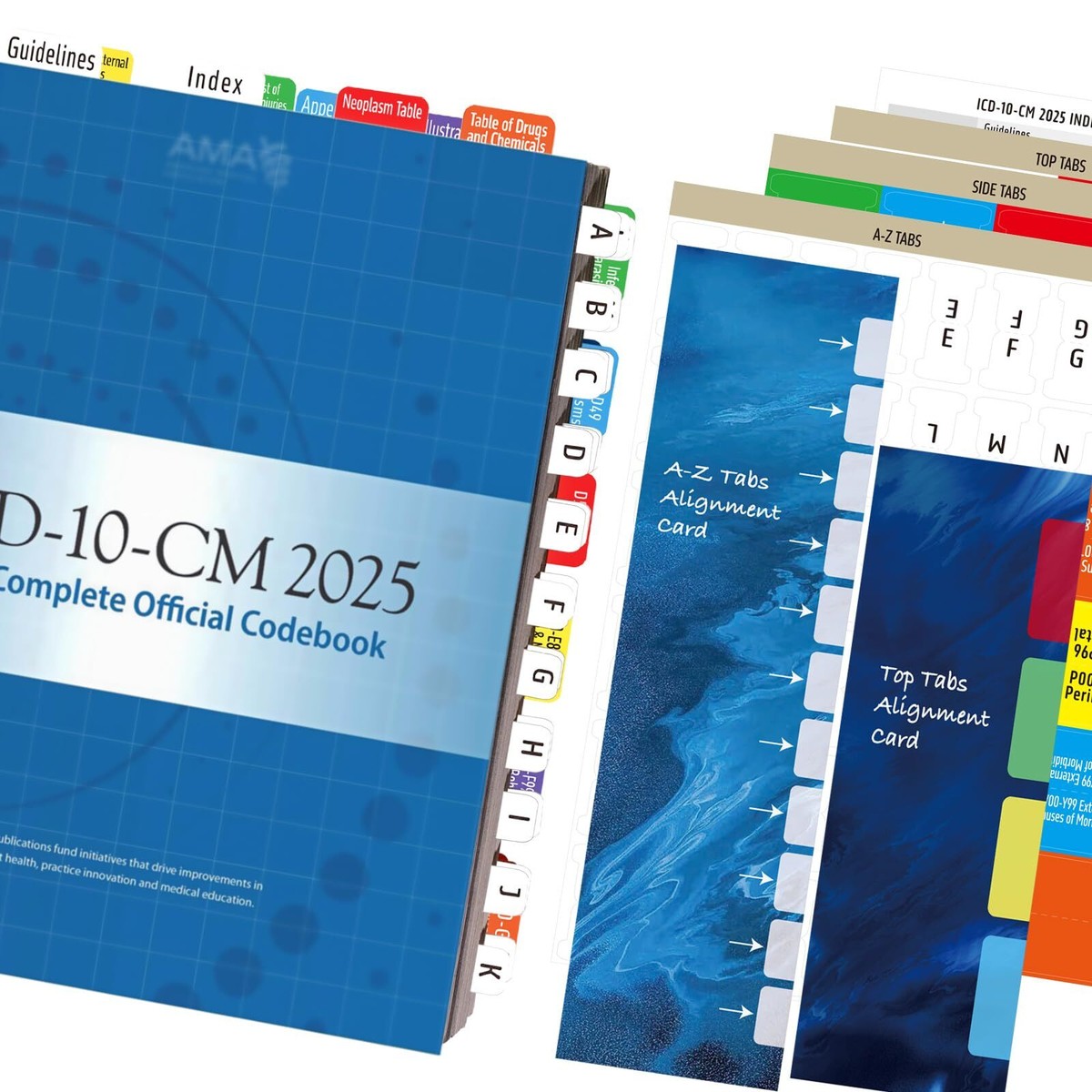 Index Tabs for ICD-10-CM 2025 The Complete Official Codebook