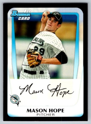 2011 Bowman Draft Picks & Prospects Mason Hope Florida Marlins BDPP45