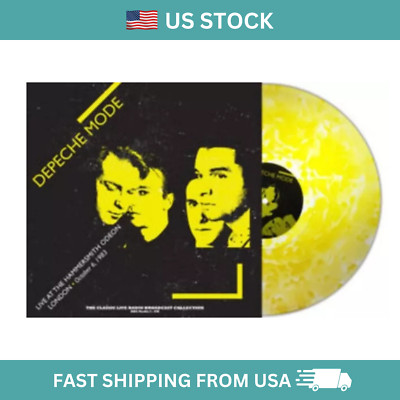 Depeche Mode: Live At The Hammersmith Odeon London 1983 LP Vinyl - Yellow Cloudy