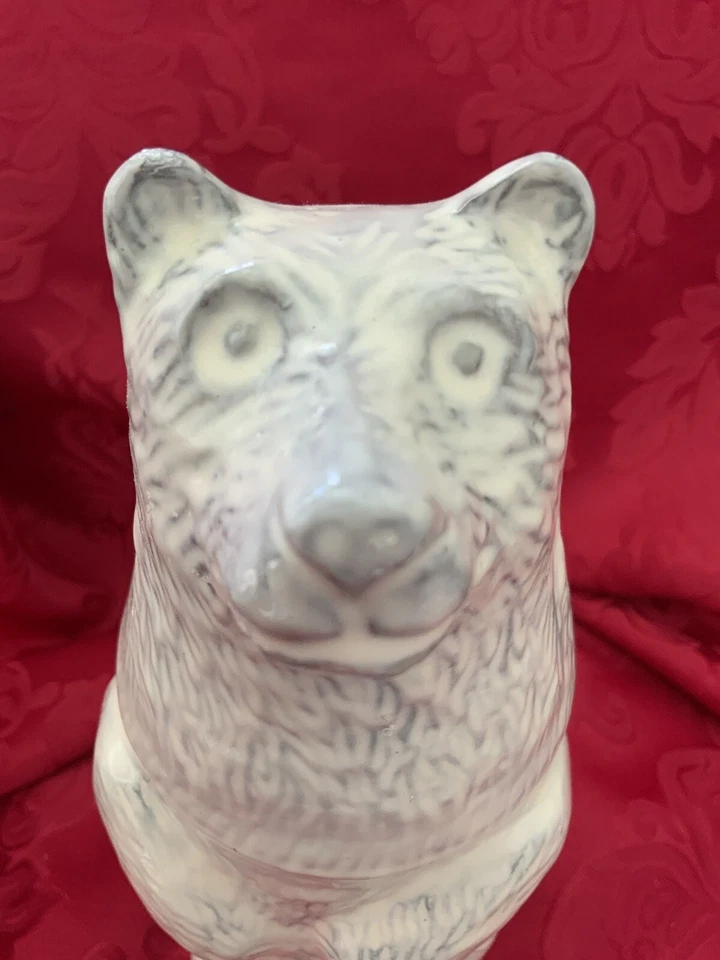 JUEGO COCTELERA MARTINI DE METAL OSO POLAR BLANCO GRANERO DE CERÁMICA IMPECABLE único Foto 2 de 4