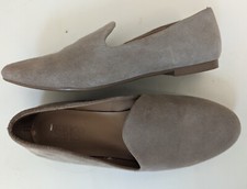 Franco Sarto Sueded Leather Flats Women's 7M Neutral Beige Non-slip