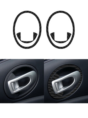 Kohlefaser-Aufkleber für Mitsubishi Eclipse 2006-2012 Auto Türgriff Rahmen