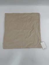 Cotton Velvet Cushion Cover Light Taupe 20 X 20" Zipper Close Machine Wash