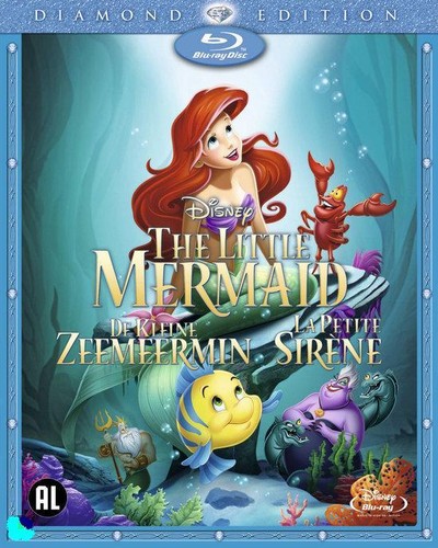 BLU RAY : de KLEINE ZEEMEERMIN la petite sirène LITTLE MERMAID - WALT DISNEY - Photo 2/2