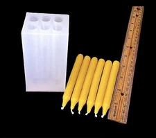 silicone chime candle mold mini taper spell 6 cavities ritual magic 