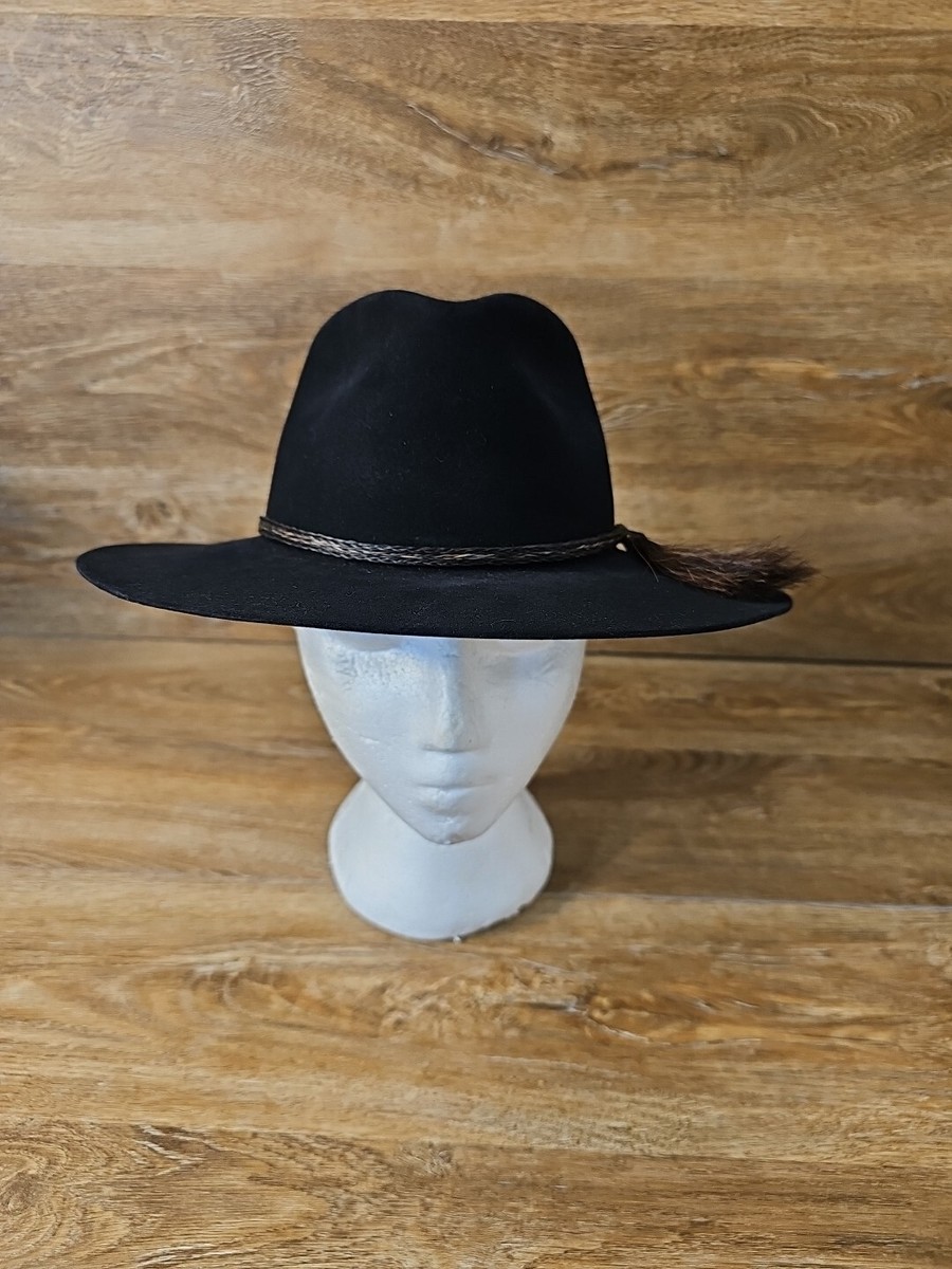 Black Stetson Gun Club 4X hat size M / 57 / 7⅛ Stetson | Accessories | Black Stetson Gun Club 4x Hat Size M  main image 2