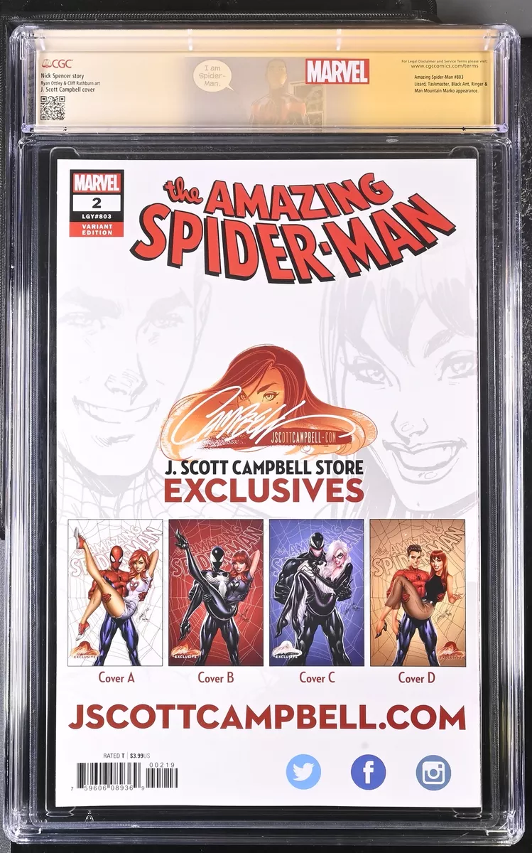 J. Scott Campbell Amazing Spider-Man #2 EXCLUSIVE – J. Scott Campbell Store