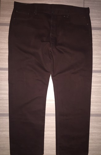 Levis 501 Bordeaux Maroon Rosso Denim Jeans Chiusura a Bottone Da Uomo  42x32 Strauss Usato | eBay