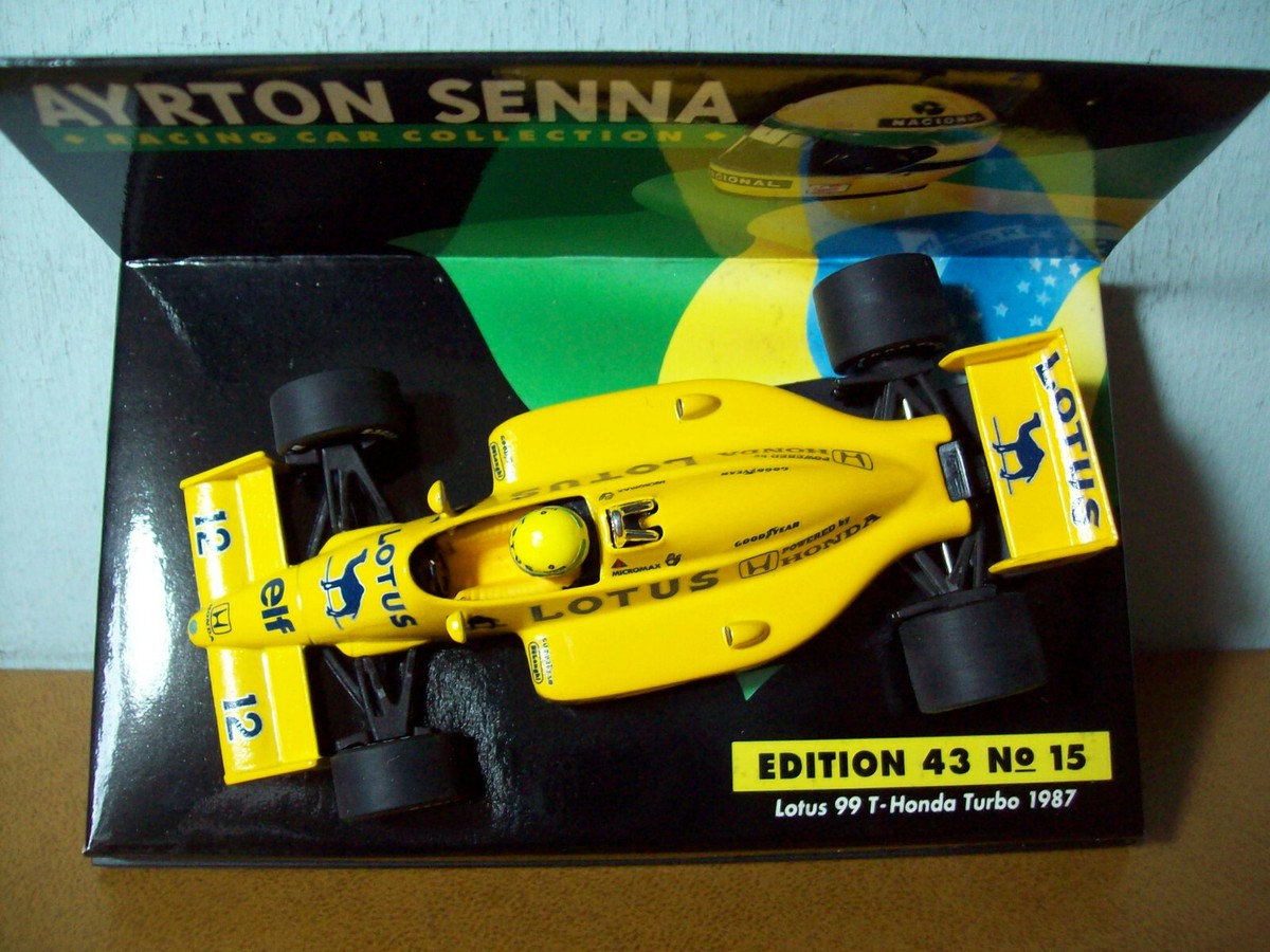1/43 MINICHAMPS LOTUS 99T HONDA TURBO 1987 AYRTON SENNA COLLECTION