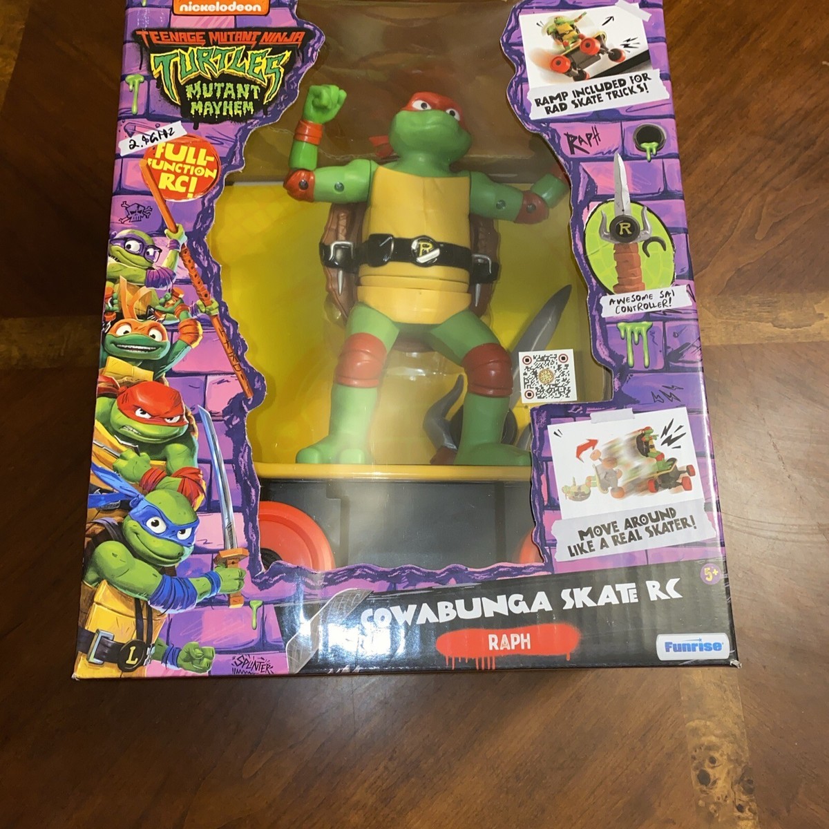 Teenage Mutant Ninja Turtles Giant Cowabunga Skate RC Raphael | eBay