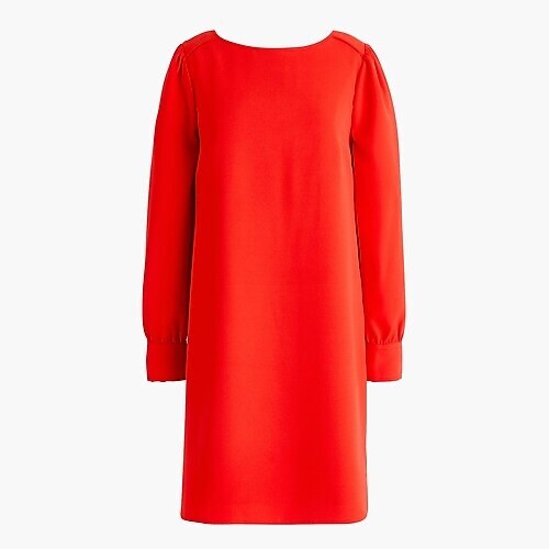 knee length dresses for ladies New J Crew Long Sleeve Belted Knit Dress in Frosty Olive Green, Size S –  The Mustard Dandelion main image 0