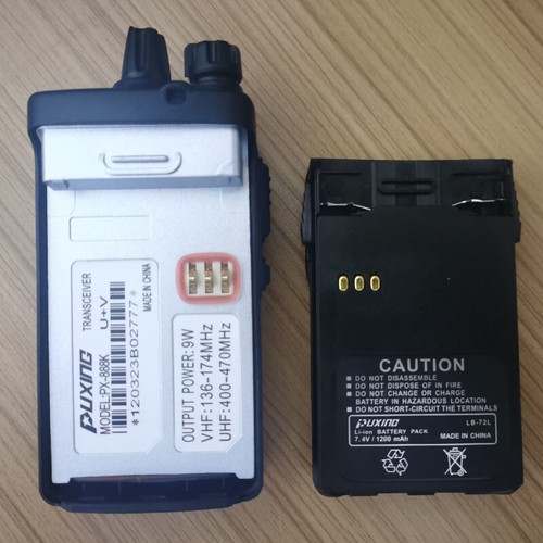 Radio Walkie Talkie PuXing PX-888K 128CH 5W 4W VHF/UHF Dual Band Two Way Radio - Zdjęcie 3 z 11