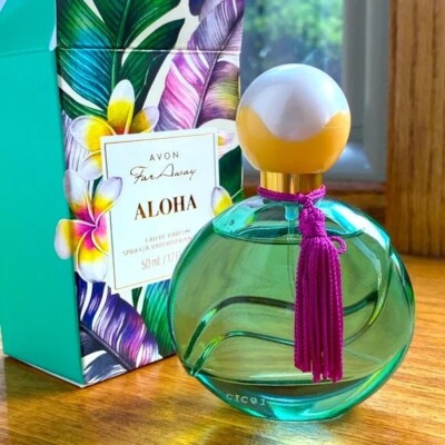 Avon FAR AWAY ALOHA EDP Perfume Spray 1.7oz ~ SEALED ~ NEXT DAY SHIP!~ SO LOVELY