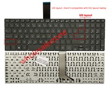 New for ASUS VivoBook S551 S551LA V551 K551 K551L A551 R551LN,R553 US Keyboard
