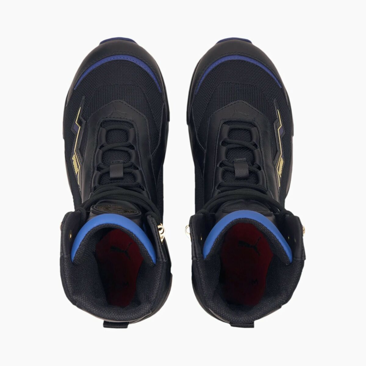  PUMA Women's x Balmain Cell Stellar Sneakers, Black, 5.5  Medium US