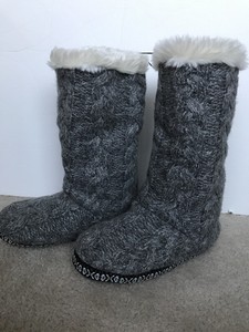 slouchy slipper boots