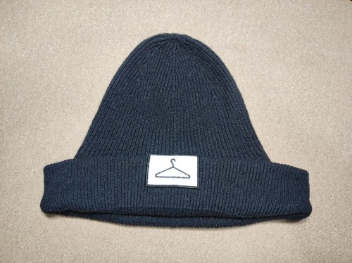 Holzweiler Black Beanie Hat One Size Winter Warm Thermal Soft Plain Knit