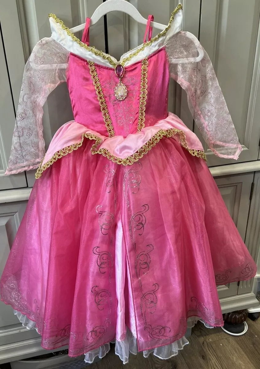 RARE Disney Store Princess Aurora Sleeping Beauty Dress Deluxe