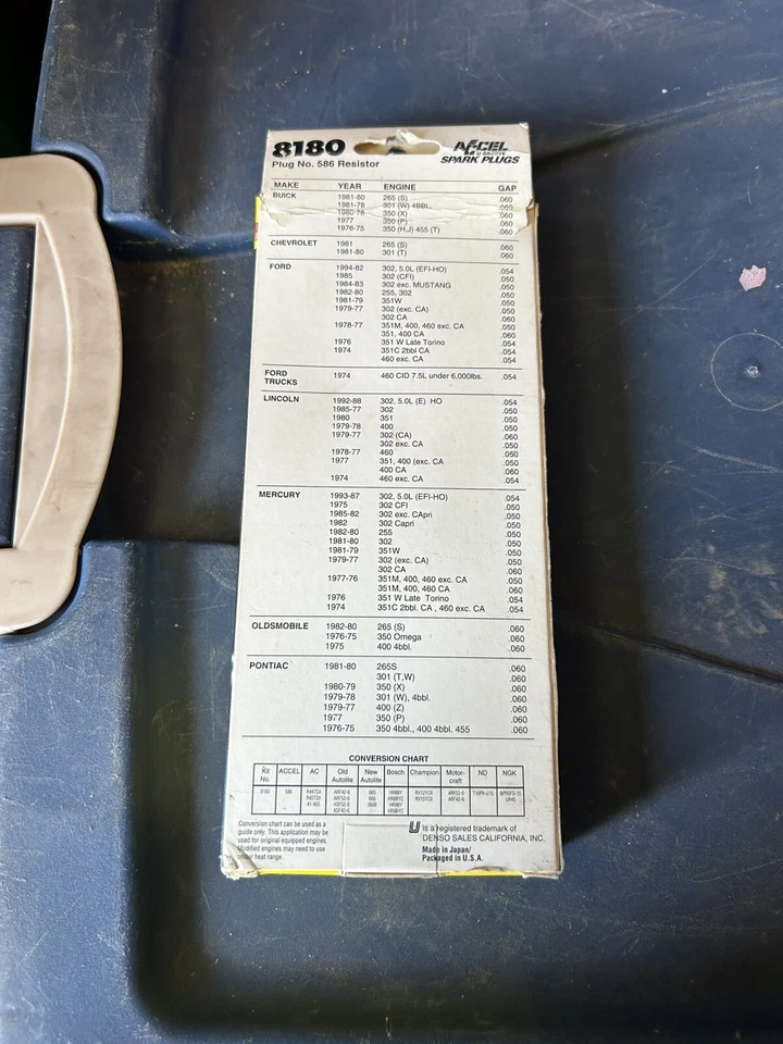 ⚡️🎇⚡️🎆Spark Plug-U-Groove Resistor Blister-Pak Accel 8180 — 第 3/4 张图片