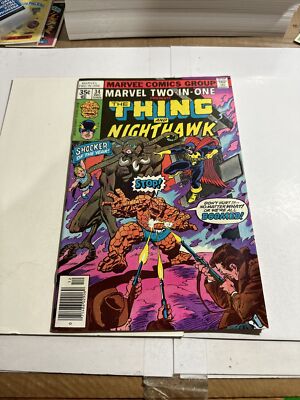 Marvel Two in One #34, The Thing and Nighthawk, 1977, Deathlok, Nick Fury