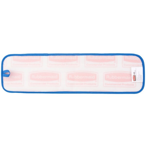 Rubbermaid Q410 HYGEN Assorted (Red, Blue, Green) Microfiber Mop Pad 18