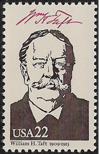 US #2218h MNH 1986 AMERIPEX Presidents William Taft