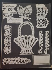 Crochet booklet Volume 20 by Elizabeth Hiddleson VTG crochet edging 1979