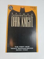 Batman Legends of the Dark Knight #1 FN 1989 Stock Image
