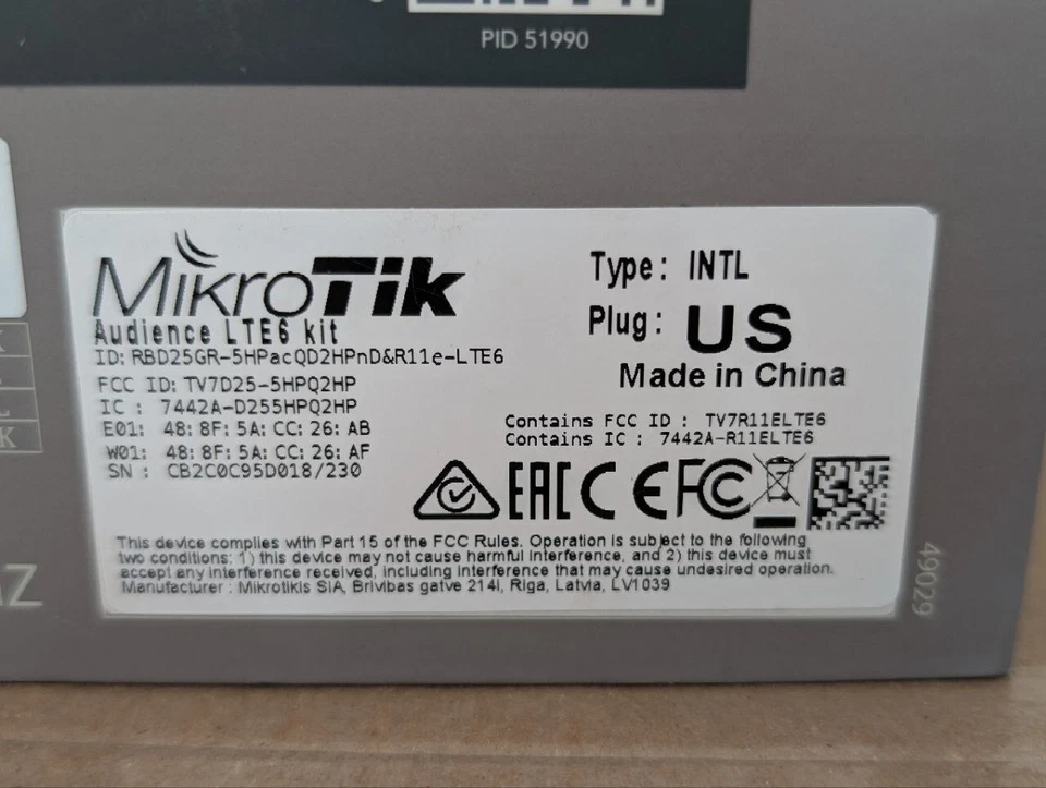 MikroTik Audience LTE6 Kit, 5GHz 802.11AC, HotSpot, Router Wi-Fi 5 BRAND NEW!!!! - Image 3 of 4