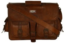 Nuovo da Uomo Crazy Bull Cuoio Pelle Messenger Borsa a Tracolla Laptop