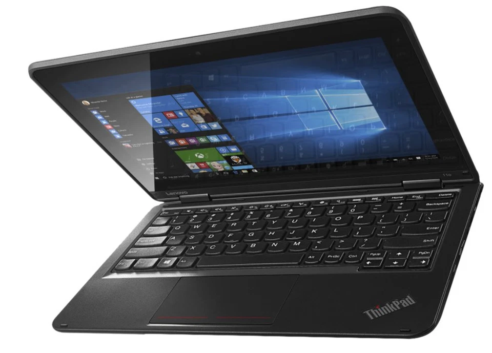 Lenovo Yoga 11.6" Flip Laptop Tablet 11E Intel Celeron 4GB 128GB SSD Windows 10  - Image 2 of 4