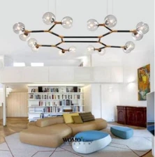 Modo Glass Chandelier Ceiling Light Bedroom Fixtures Pendant Lamp Lighting Light