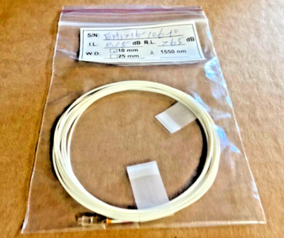 QTY 1 Fiber Optic Collimator 1550nm Working Distance 10mm 900um 1.5m Pigtail