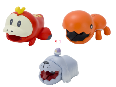 Pokemon cable bite Kamitsuki-Tai set of 3 complete Fuecoco