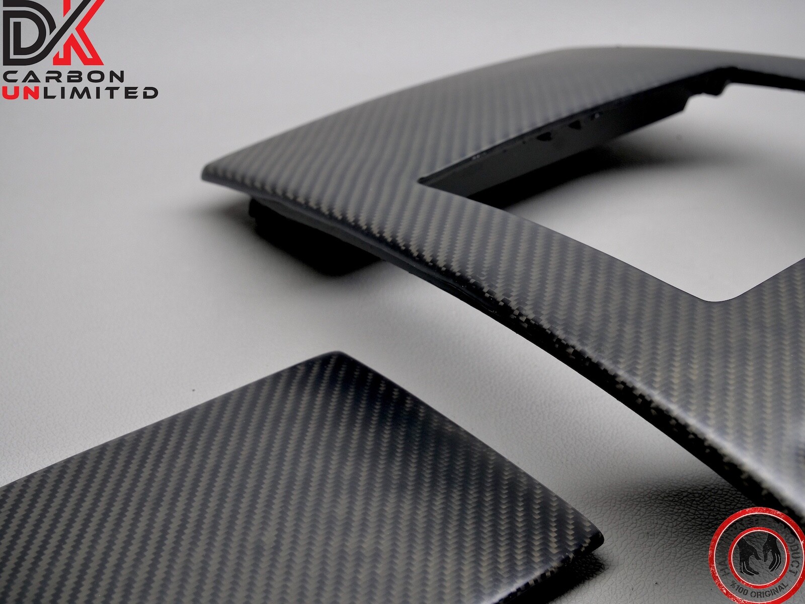 Aston Martin Vantage DBS DB9 Manual Matte Carbon Center Console Ski Slope Set x4