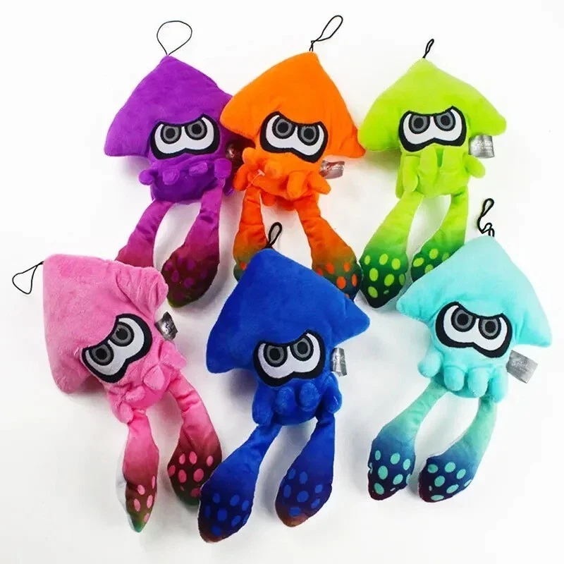 Muñeco de peluche de 3 calamares Splatoon de 23 cm colgante Kawaii regalo para niños Foto 2 de 4