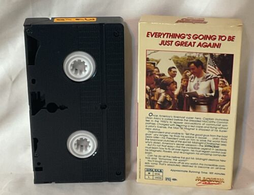 The Return Of Captain Invincible VHS 1988 Magnum Ent Christoper Lee Alan Arkin - Picture 3 of 4