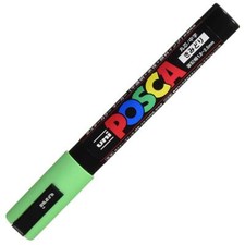 Uni Posca PC5M.5 Water-Based Paint Marker, Medium Point, Light Green